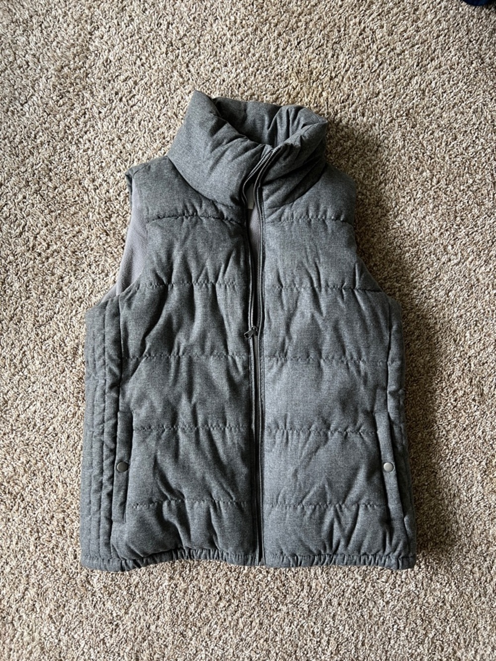 Gray Puffer Vest